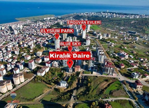Atakum Deniz Manzaralı Lüks 2+1 Sıfır Kiralık Daire