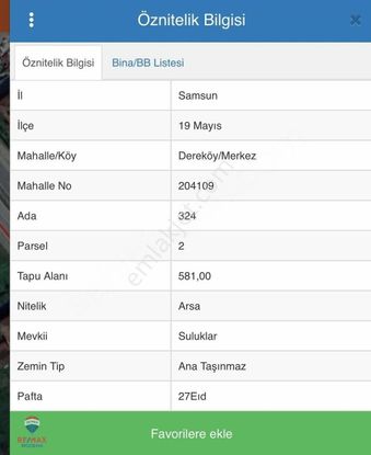 Dereköyde Anayola Cephe Fırsat Arsa