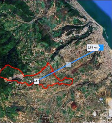 Edis Emlak'tan Satılık Atakum Meyvalıda Deniz Manzaralı Tarla