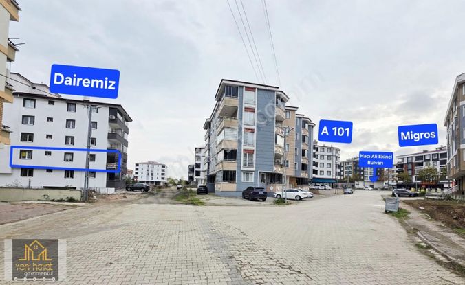 Tekkeköy De Fırsat Ara Kat 2+1 Sıfıra Yakın Daire