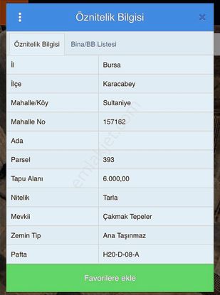 Cb Black Karacabey Sultaniye Satılık 6dönüm Arazi *