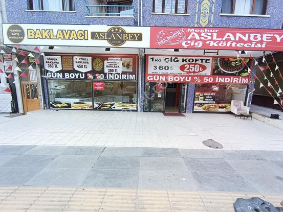 Cadde Üzerinde Full Donanım & Ofisli Tatlıcı Ve Çiğköfte Dükkanı