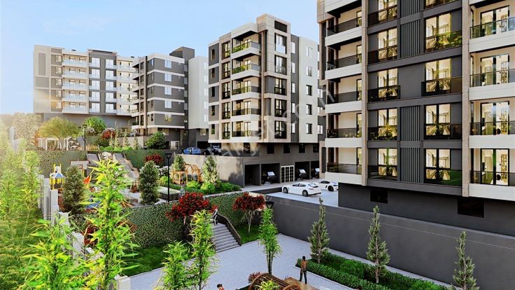 Evbul'dan Başaran Kulesi Karşısında Satılık 2+1 Ara Kat Daire