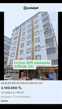 Karen Emlaktan Satılık 3x1