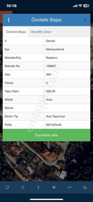 Arevtürk'den Başkarcı'da Satılık 506 M2 İmarlı Arsa