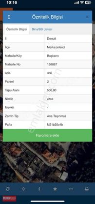 Arevtürk'den Başkarcı'da Satılık 506 M2 İmarlı Arsa