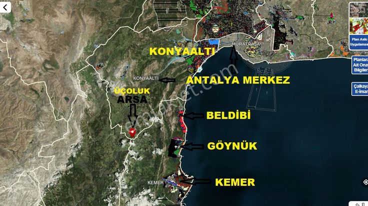 Araç Takaslı Antalya Konyaaltı Üçolukta Villa İmarlı Arsa