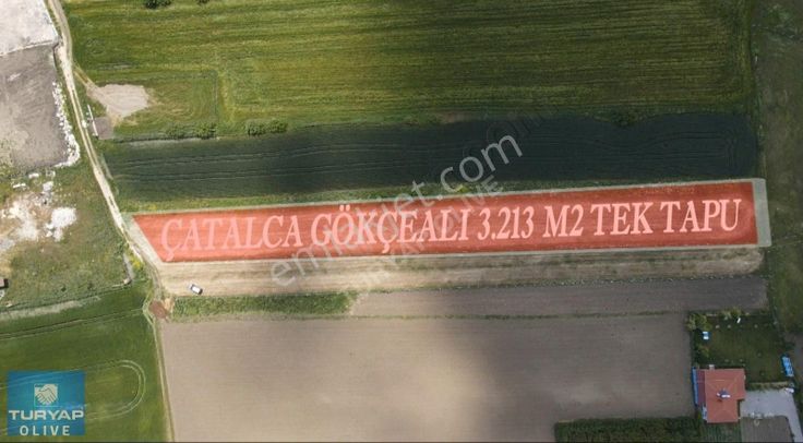 Çatalca Gökçeali'de 3.213 M2 Müstakil Tapulu Yatırımlık Arazi