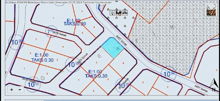 Alanlıda Önü Kapanmaz Köşe Parsel Satılık Fırsat Arsalar
