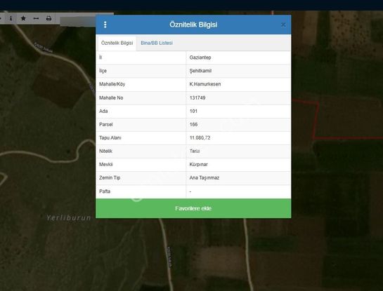 K.hamurkesen Satılık Tek Tapu Bağevi Yapımına Uygun Tarla
