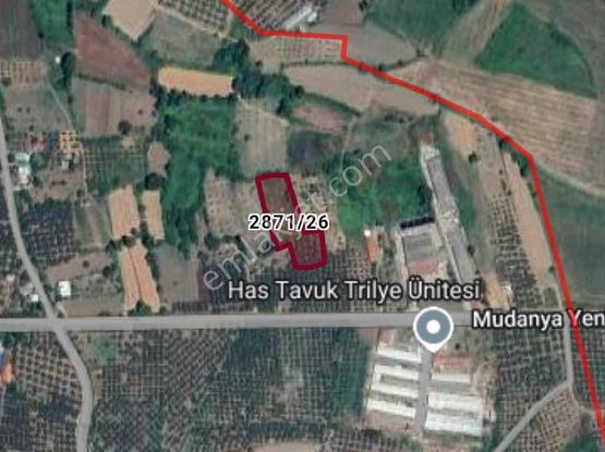 Cb Black'tan Mudanya Yalıçiftlik'te Yola Parsel Tarla