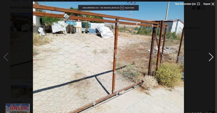 500 Evlerde 1 Oda Evli Etrafı Telli Arsamız Satılıktır