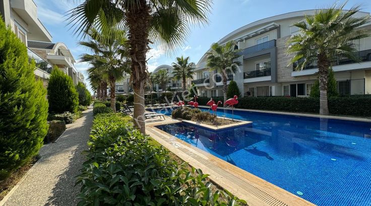 Belek'in En İyi Sitesinde 1+1 Eşyalı Daire Büyük Olimpik Havuzlu