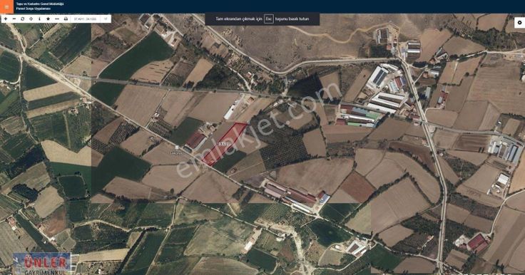 Gökçeyazıda Tek Tapulu 6755 Metrekare 2+1 Evli Sanayii Elektrikli Kuyulu