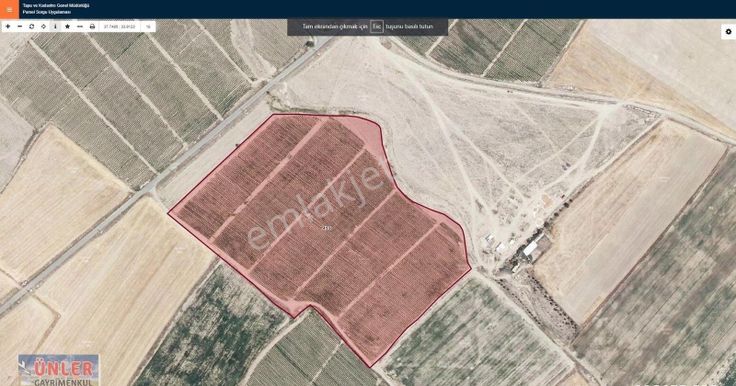 Beyörende Satılık 65 Dönüm Sulu Tarlamız