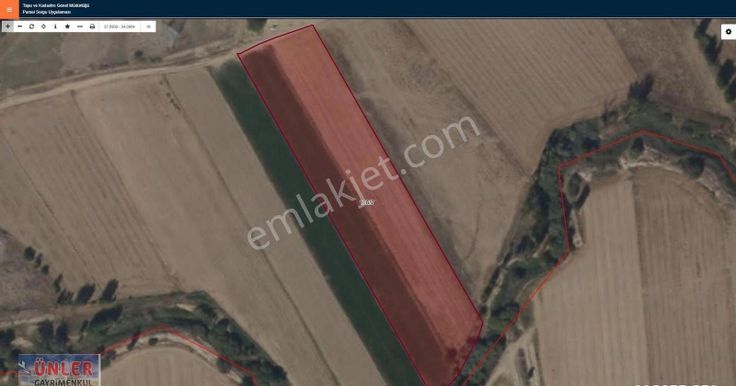 Özgürler Mahallesi 11441 Metrekare Tek Tapu Kendine Ait Kuyulu Sulu Tarla