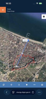 Küçükkolpınarda Deniz Manzaralı İmarlı Arsa