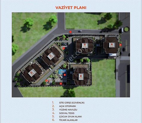 G A'dan Karnur İnşaat Yıldızhan Projesinden Lüx 3+1 Daireler