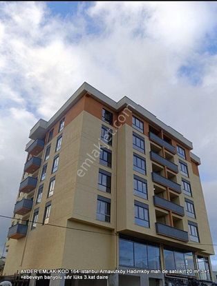 Hadımköy Mah De Satılık 120 M² 3+1 +ebeveyn Banyolu Sıfır Lüks 3.kat Daire