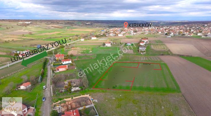 Karaca'dan Lüleburgaz Kırıkköy'de Satılık İmarlı Arsalar