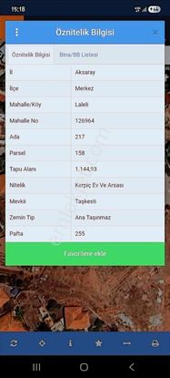 Laleli Mahallesi'nde Satılık 1145 M² Müstakil Arsa