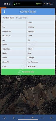 Çukurköyde Kupon Arsa 775 M2