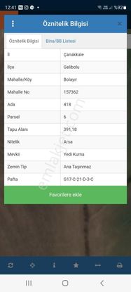 Rw Land Gayrimenkul Den Çanakkale Gelibolu Bolayır Satılık Arsa
