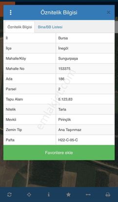 Rw Land Gayrimenkul Den İnegöl Sungurpaşa Da Satılık Arazi