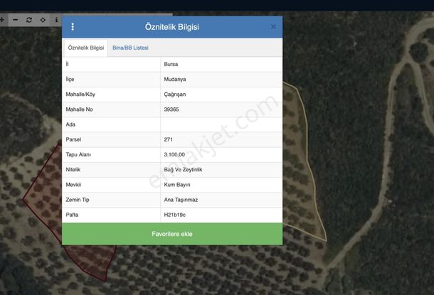 Rw Land Gayrimenkul Çağrışan 1/1000lik Planda Villa İmarlı Arazi
