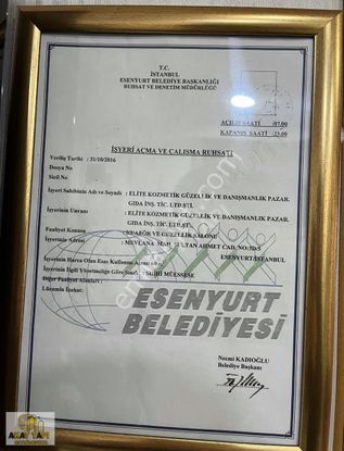 Esenyurt Cumhuriyet Mahallesi Devren Satılık Güzelik Salonu