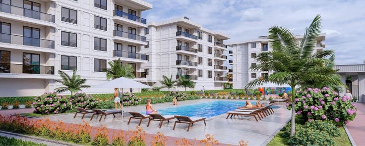 Uşak Batıkentte Havuzlu, Otoparklı Lüks 3+1 & 2+1 Daireler