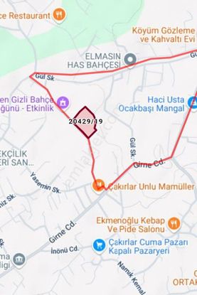 Konyaaltı (çakırlar)kuruçay Mah.merkezinde Satılık 1.010m2 Tarla
