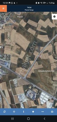 Edirne İskender'de D020 Karayoluna Sıfır Konumda Satılık Tarla