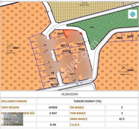 Manavgat Taşağılda 532 M² Arsa İçinde 24 Zeytin Ağacı