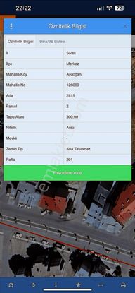 Asrın Emlak'tan Fatih Mah.satılık 300 Mt Arsa