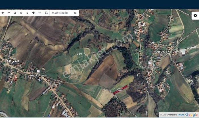 Tekirdağ Malkara Satılık Arazi Resmi Kadastro Yoluna Cephe Yatırım İçin İdeal