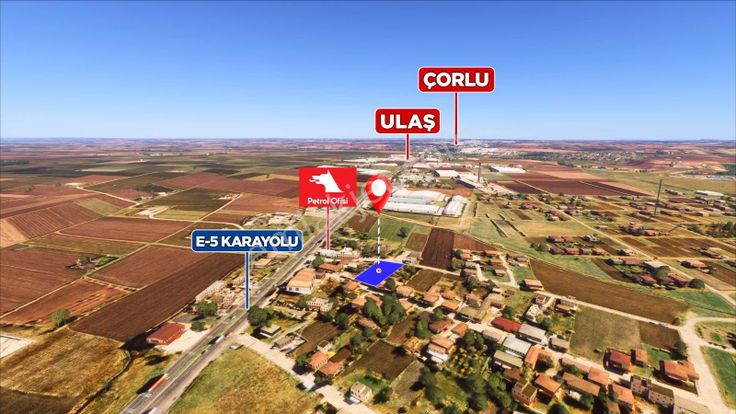 Ergene Vakıflarda Yatırımlık 4 Kat İmarlı Arsa!