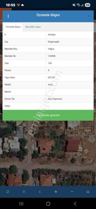 Döşemealtı Yağca Mahallesinde 647 M² Satılık Arsa
