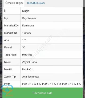 Mykonut'tan Kumluova'da 1,172 M2 Satılık Hisseli Tarla