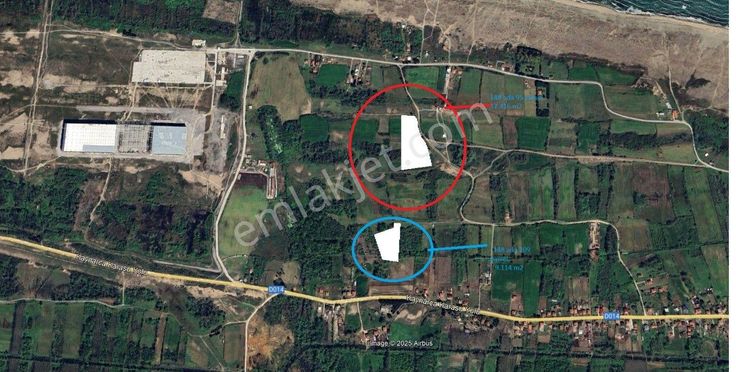 Sakarya Karasu İhsaniye'de Satılık 17.416 M² Konut Arsası