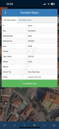 Ogün'den Narlıdere Merkezde İki Kat İmarlı Fırsat Arsa Hissesi