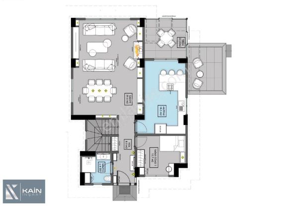 Sakura 1 Projesi Projesi 4+1 226m2 Balkonlu Satılık Villa