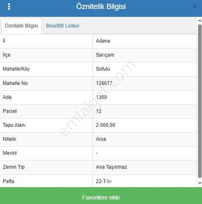 *%30 *kat Karşılığı *tek Tapu *sofulu İmarlı 2.000 M2 1369ada 12 Parsel Ve 1286 M2 1386ada 1parsel