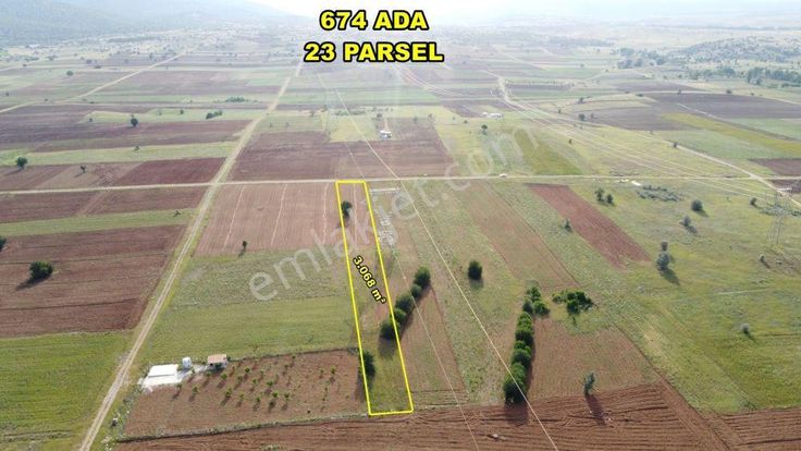 Konya Akören'de 3.068 M² Satılık Bahçelik Tarla