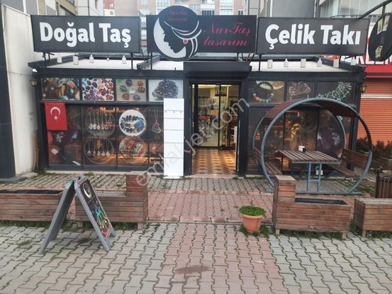 Devren Satılık Faal İşyeri Dükkan Cadde Doğal Taş Hediyelik Kolye Çelik Takı Bujiteri Üretim
