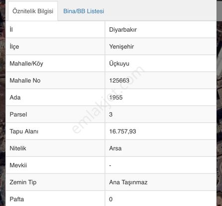 Üçkuyular'da Satılık Fırsat Arsa