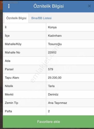 Sahibinden Satılık Tarla