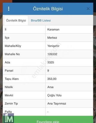 Yenişehirin En Uygun Satılık Arsası