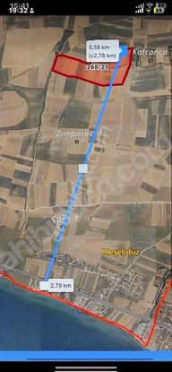 Yeniçiftlik Çeşmelide Kadastro Yoluna Cephe Köşe Parsel Tarla