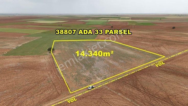 Meram Kayhüyükte 14.340 M² Müstakil Tapulu Dev Tarla Kaçmaz